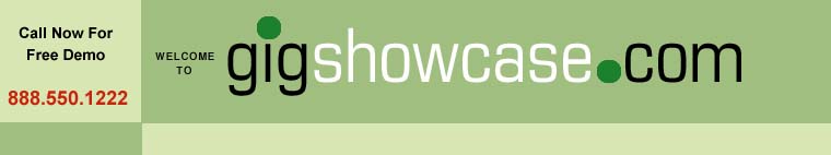 Create your own website at gigshowcase.com